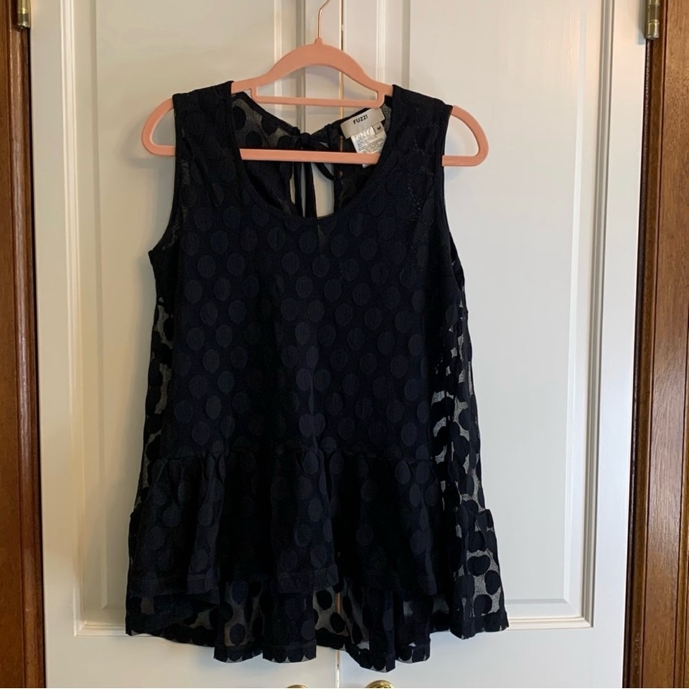 FUZZI Sleeveless Top, M